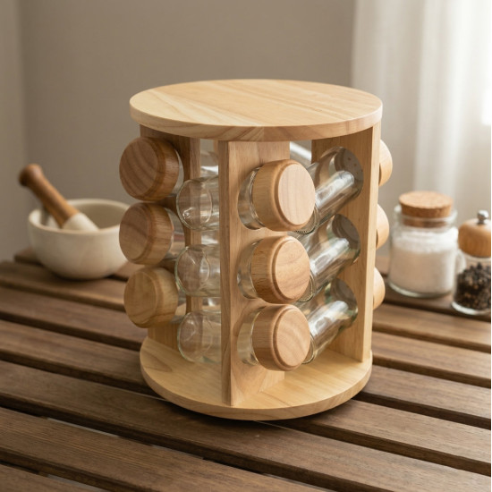 Spice Jars Set - 12 Pcs